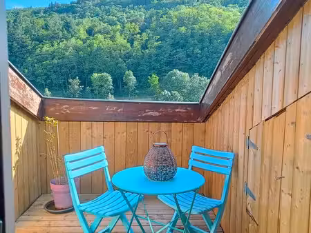 vente appartement beaujeu centre – duplex avec terrasse tropezienne  parking et ascenseur