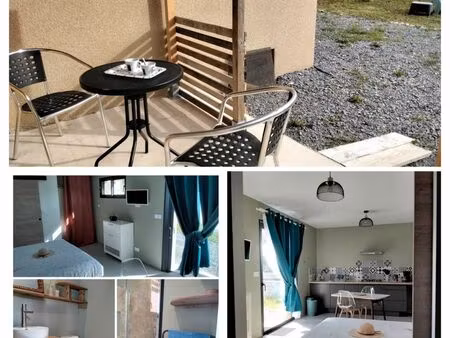 rare - 2 studios sur terrain 500m2- projet mixte et évolutif