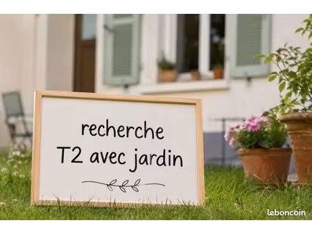 recherche appartement t2 avec jardin