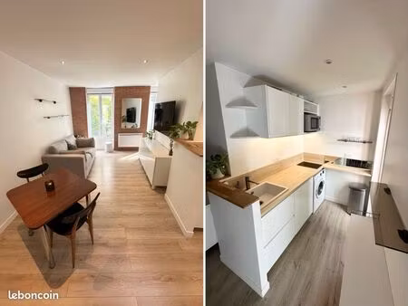 location 2 pièces meublé 29 m² avec jardin – nogent-sur-marne centre le village