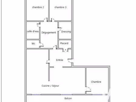 appartement 4 pièces 97 m²