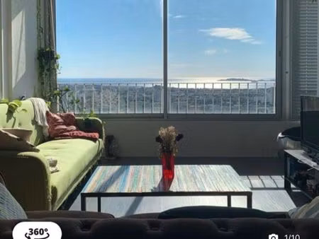 appartement t3/4 avec une vue panoramique mer
