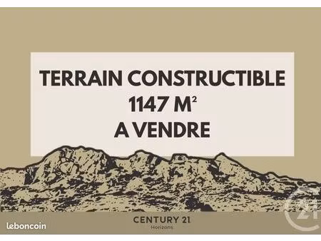 terrain 1 147 m² mouries