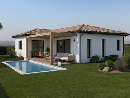 maison neuve 111 m² avec garage sur terrain 650 m² à paradou  3 chambres  cadre exceptionn