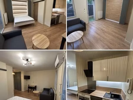 studio 26 m²  clim  quartier  village rénové