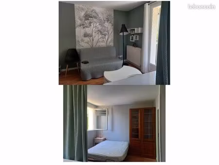 t1 meublé de 32m2 ouvrant sur un balcon