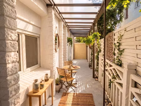3 pièces  50.27 m² en rez de jardin avec extérieur