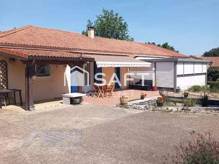 maison de plein pied + gite indépendant