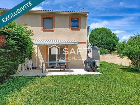 maison mitoyenne t4 78 m² – garage – jardin 300 m² – climatisation – launaguet (31140)