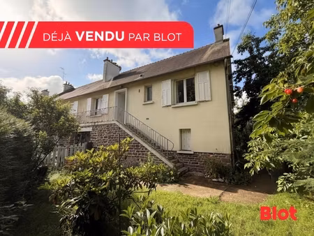 deja vendu par blot à le rheu centre-ville maison des années 60 à rénover sur 679m2 de ter