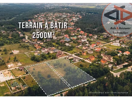 terrain savigne sur lathan 2500 m2