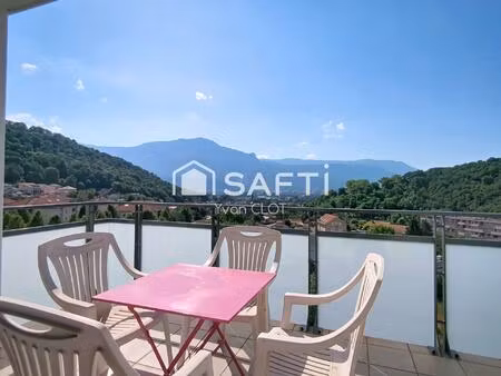 appartement meublé 2 pièces 50m² - terrasses + garage