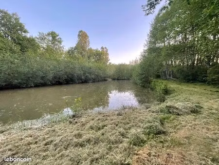 terrain de loisirs avec 2 étangs et chalet