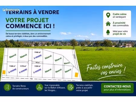terrains viabilisés