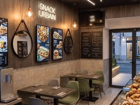 fond de commerce snack restaurant