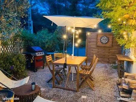 location meublée - studio - jardin et parking