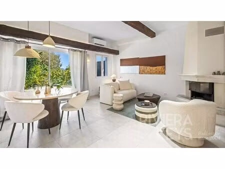 cannes - croix des gardes : maison de village rénovée par architecte  avec terrasses