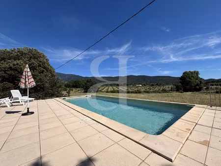 mas avec piscine et 10 hectares de terrain à vendre à malaucè