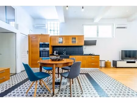 exclusivité nice saint maurice - loft de 3p de 78 20 m2 dans petite copropriété  calme et.