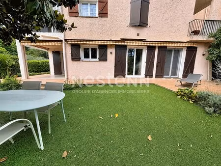 appartement en rez de jardin 4 pièces à vendre au centre de peymeinade avec terrasse et...