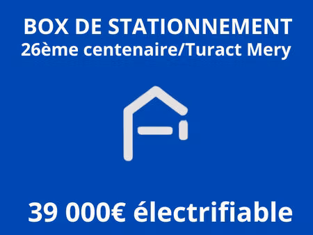 box 13.5m² 26 ème centenaire / allée turcat mery