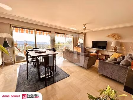 appartement 4 pièces 93 m2 avec terrasse vue panoramique mer  garage  parking privatif et 
