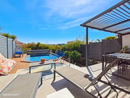 maison 3 pièces sur les hauteurs de castelnau-le-lez avec vue & piscine