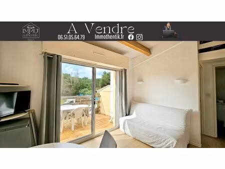 appartement t2 mezzanine avec terrasse au cap d'agde
