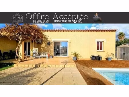 villa de plain pied 4 chambres sur beziers.
