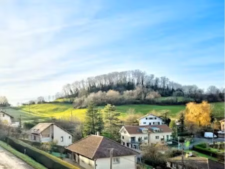terrain viabilisé avec vue dégagée