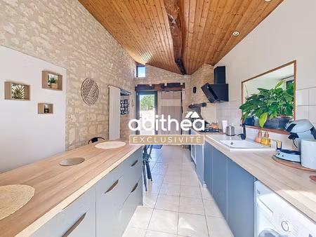 charentaise rénovée | possibilité 3 chambres | 280m2 de terr