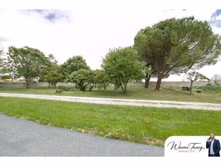 terrain constructible viabilisé 570 m² - bourgneuf (17220)