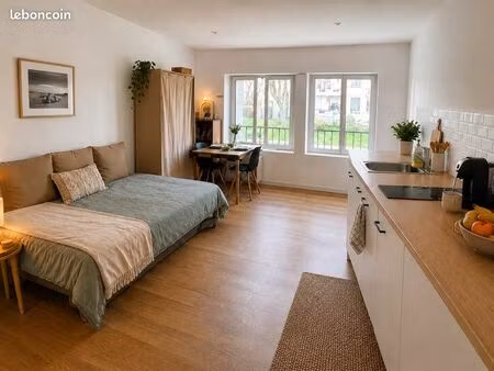studio meublé rénové 23 m² – perpignan torcatis – 450 cc