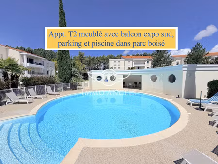 appt t2 meublé avec balcon  piscine et parking