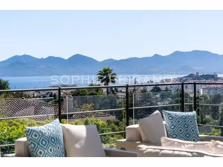 cannes - villa contemporaine vue mer