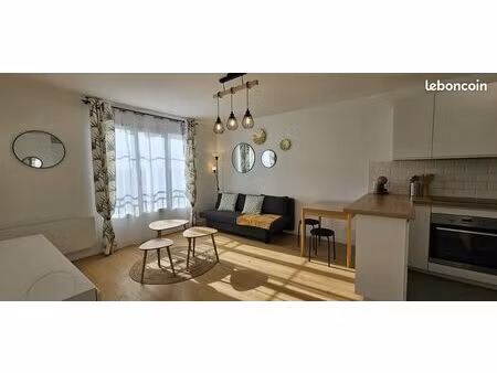 t3 meublé refait à neuf avec garage