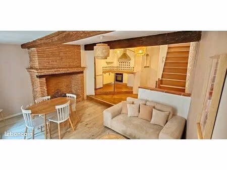 appartement / maison de ville 90m2 meublée - villemur sur tarn