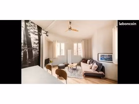 duplex 3 piéces meublé centre historique au calme sur cour