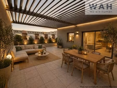 exclusivité - vente appartement duplex 4 pièces avec toit terrasse - montpellier pres...