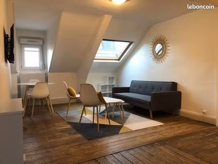 centre ville rue chanzy - bel appartement 3 pièces meublé