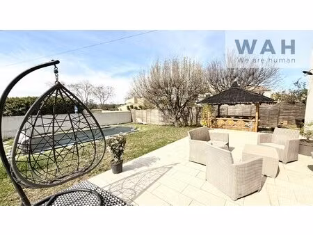 maison plain-pied t5 avec mezzanine - piscine - 34130 saint aunes