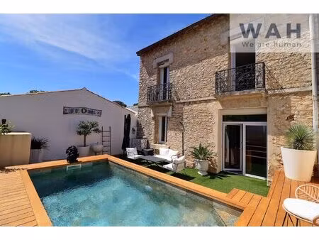 maison de village - 4 pieces - piscine - 34130 valergues
