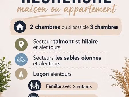 recherche maison ou appartement