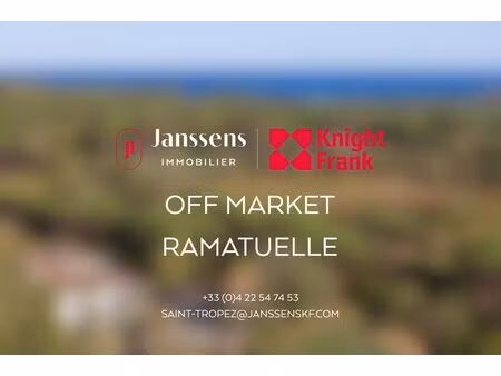 vente confidentielle - villa provençale à rénover au cœur de la pinède de ramatuelle