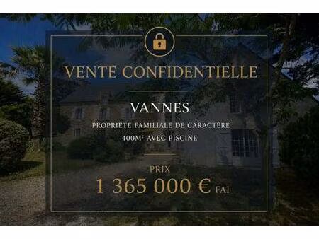 vannes propriété familiale avec piscine et dépendance