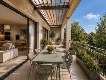 uzès — résidence centre ·appartement neuf t3 · 75 m² habitable + terrasse de 26 m² · 1er..