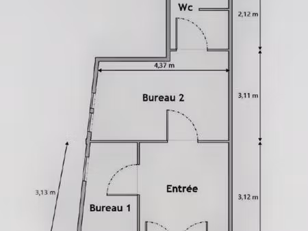le creusot - local d'activité de 32 m2