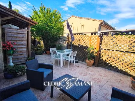 maison r+2 50 m2  2 chambre  1 bureau  salon  cuisine  garage  jardin  terrasse
