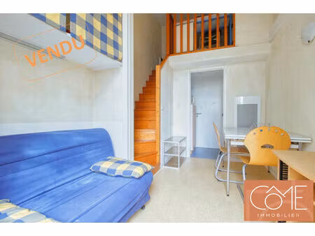 vendu en exclusivité par le cabinet côme immobilier ? studio 14m² ? quartier saint helier 