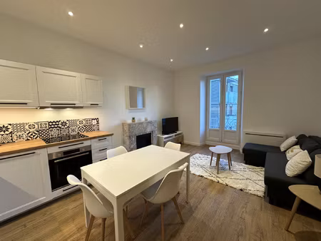 aigle / estacade - t2 meuble de 36 m2 entierement renove